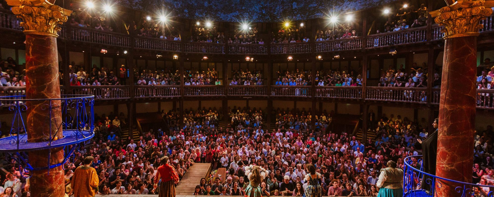 Image: Stage view of the Globe Theatre. Photo: Leora Bermeister